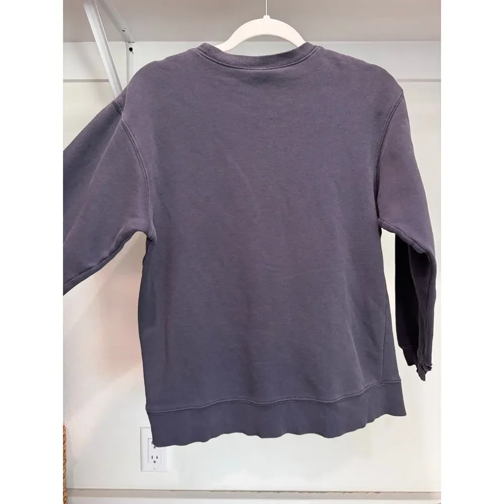 Vintage Old‎ Navy Girl's Crew Neck Sweatshirt Size 12 Blue